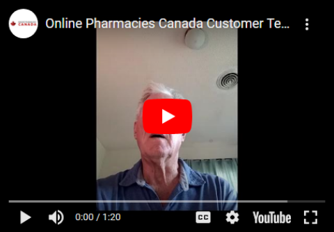 Online Pharmacies Canada Customer Testimonial #1